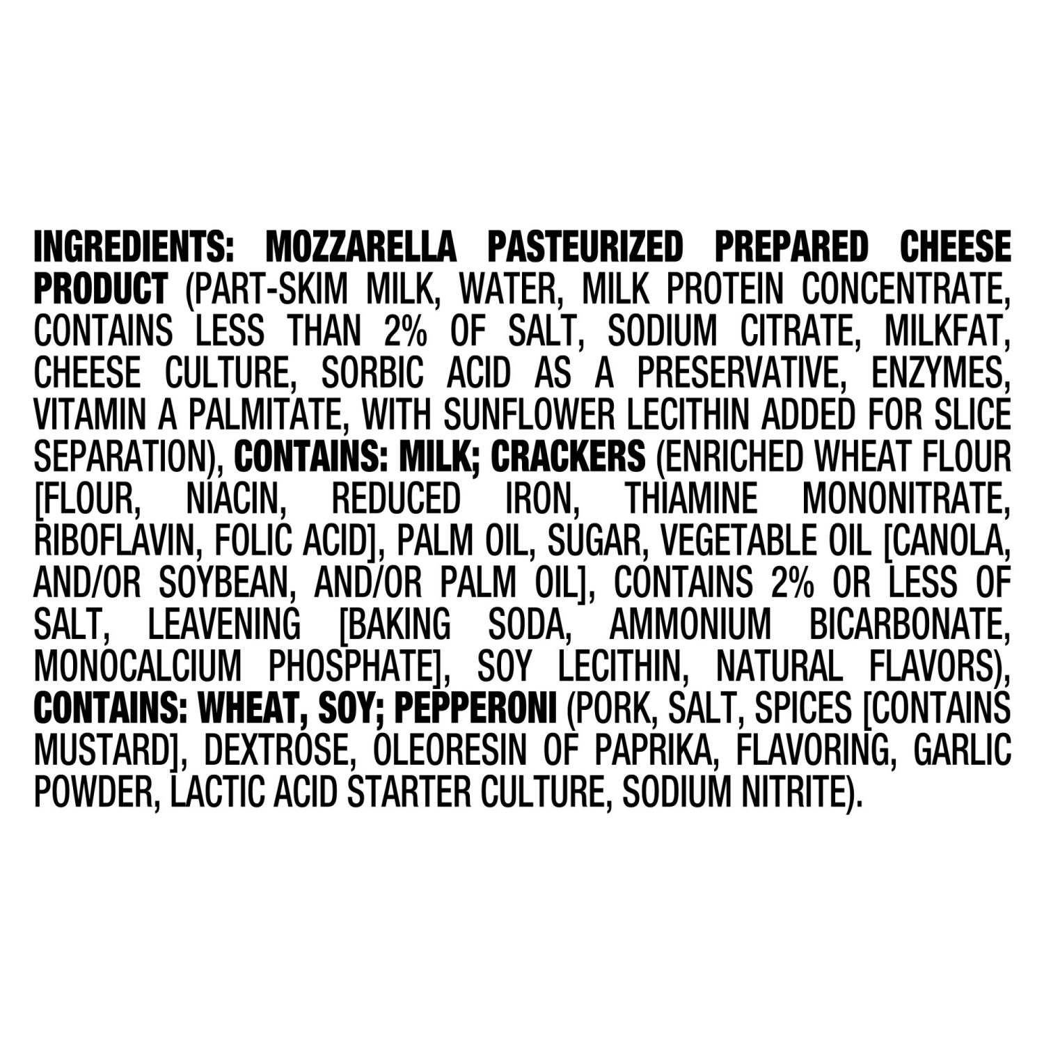 slide 3 of 8, Lunchables Mozzarella & Pepperoni Protein Pack, 2.25 oz Pack, 2.25 oz