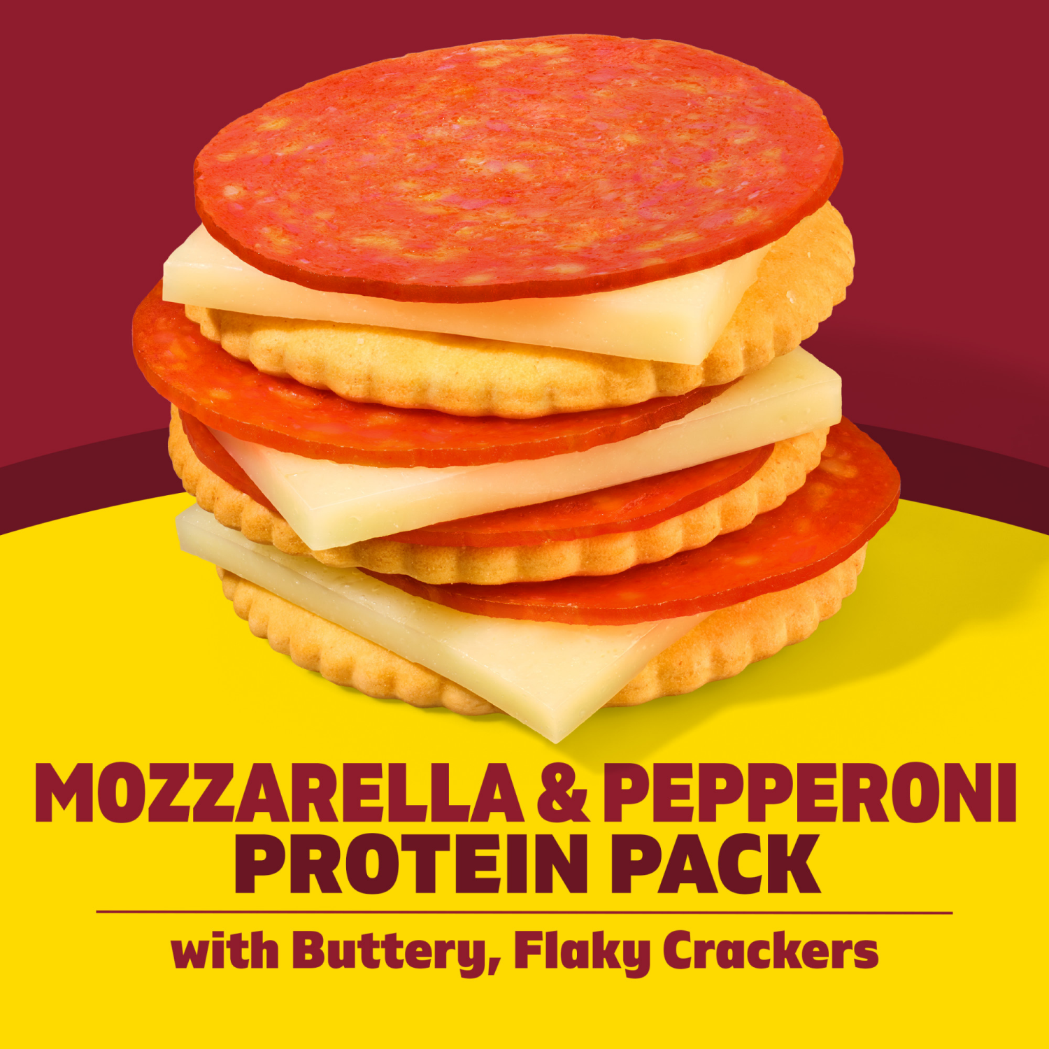 slide 7 of 8, Lunchables Mozzarella & Pepperoni Protein Pack, 2.25 oz Pack, 2.25 oz