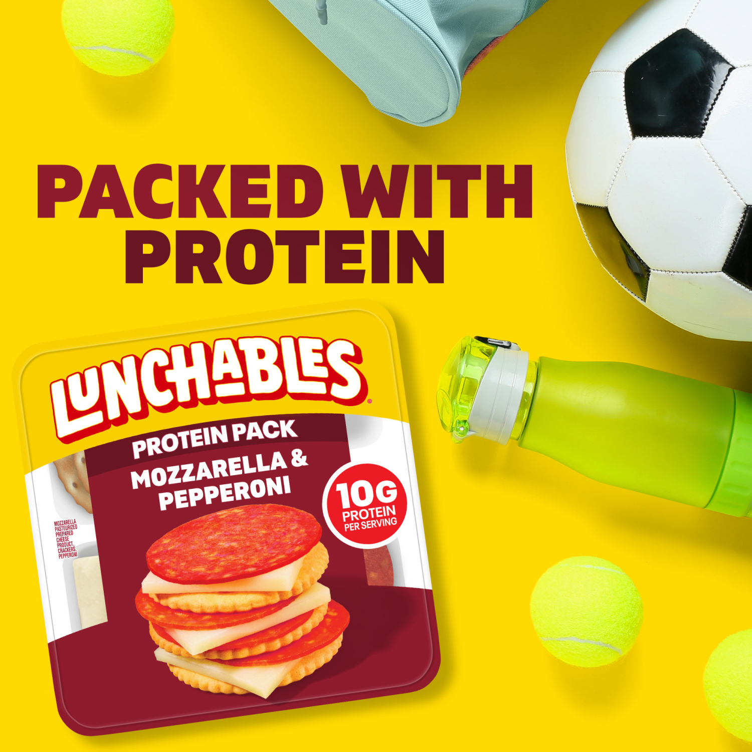 slide 8 of 8, Lunchables Mozzarella & Pepperoni Protein Pack, 2.25 oz Pack, 2.25 oz
