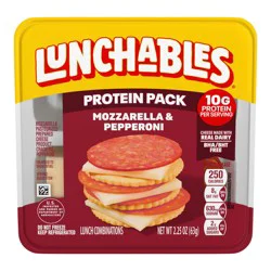 Oscar Mayer Lunchables Mozzarella & Pepperoni Protein Pack, 2.25 Oz Pack
