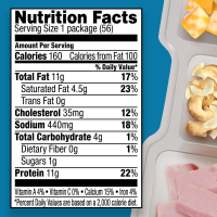 slide 15 of 29, Oscar Mayer P3 Portable Protein Pack Ham, Cashews & Colby Jack Cheese, 2 oz Tray, 2 oz