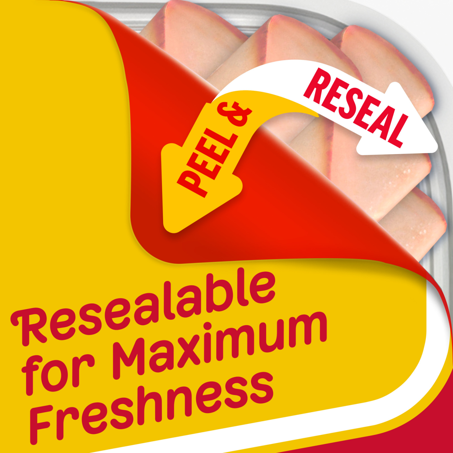 slide 4 of 8, Oscar Mayer Deli Fresh Honey Uncured Sliced Ham Deli Lunch Meat Mega Pack, 22 oz Package, 22 oz