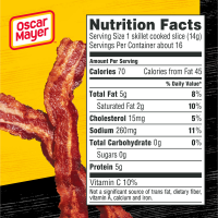 slide 19 of 29, Oscar Mayer Naturally Hardwood Smoked Thick Cut Bacon Mega Pack, for a Low Carb Lifestyle, 22 oz Pack, 22 oz