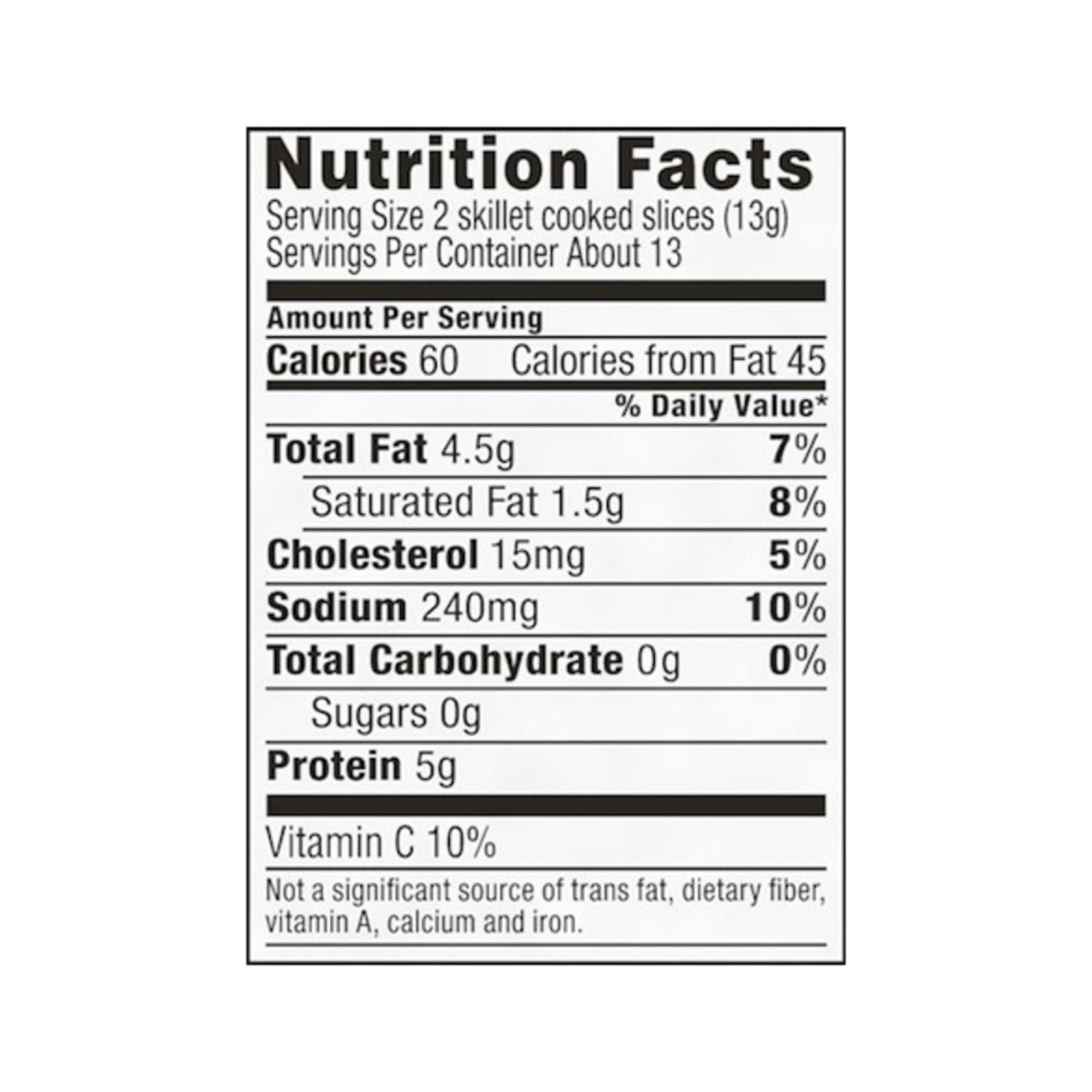 slide 5 of 8, Oscar Mayer Original Center Cut Bacon Mega Pack, 17 oz Pack, 25-27 slices, 17 oz