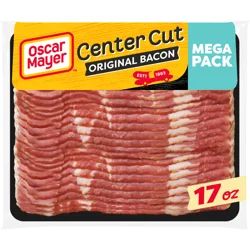 Oscar Mayer Original Center Cut Bacon Mega Pack, 17 oz Pack, 25-27 slices