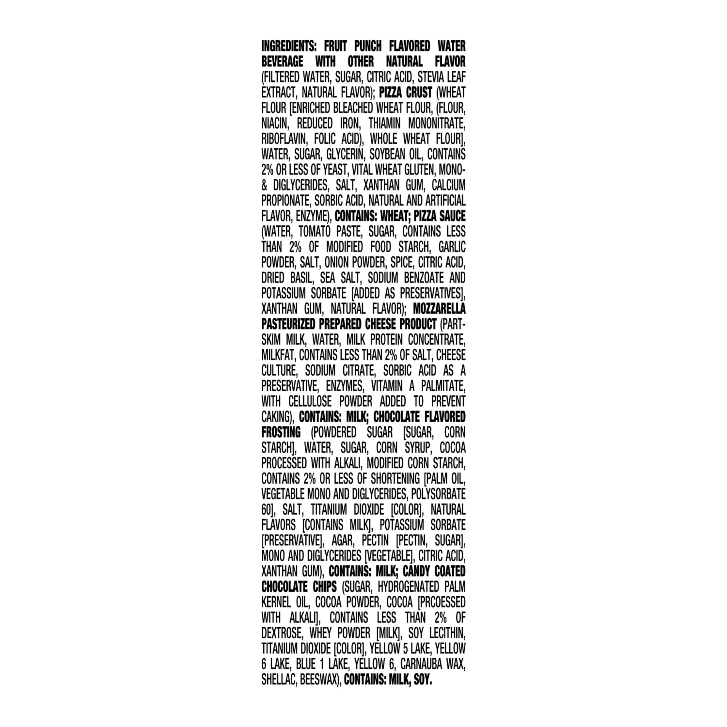 slide 3 of 8, Lunchables Pizza Treatza with Capri Sun Roarin' Waters Fruit Punch Fun Pack, 4.5 oz & 6 fl oz Package, 10.5 oz