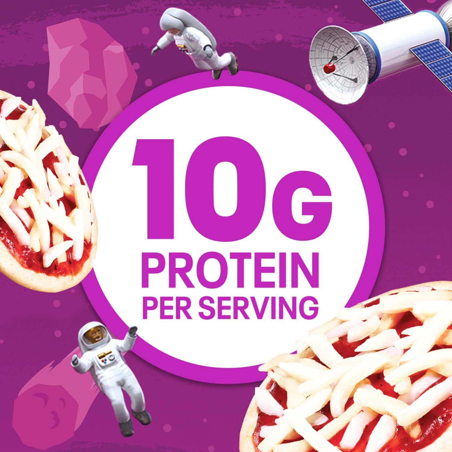 slide 7 of 8, Lunchables Pizza Treatza with Capri Sun Roarin' Waters Fruit Punch Fun Pack, 4.5 oz & 6 fl oz Package, 10.5 oz