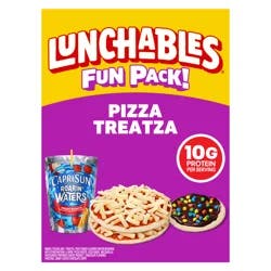 Lunchables Pizza Treatza with Capri Sun Roarin' Waters Fruit Punch Fun Pack, 4.5 oz & 6 fl oz Package