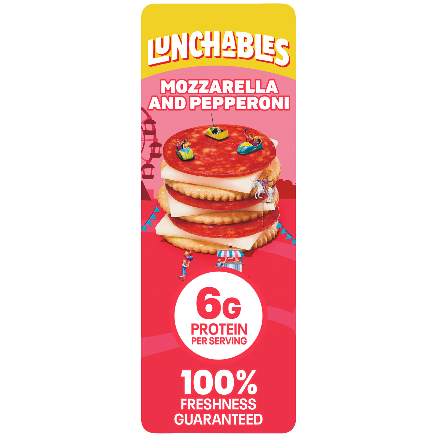 slide 1 of 8, Lunchables Mozzarella & Pepperoni Value Pack, 1.3 oz Pack, 1.3 oz