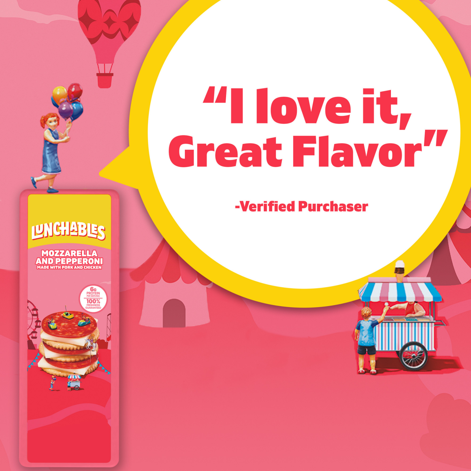 slide 4 of 8, Lunchables Mozzarella & Pepperoni Value Pack, 1.3 oz Pack, 1.3 oz