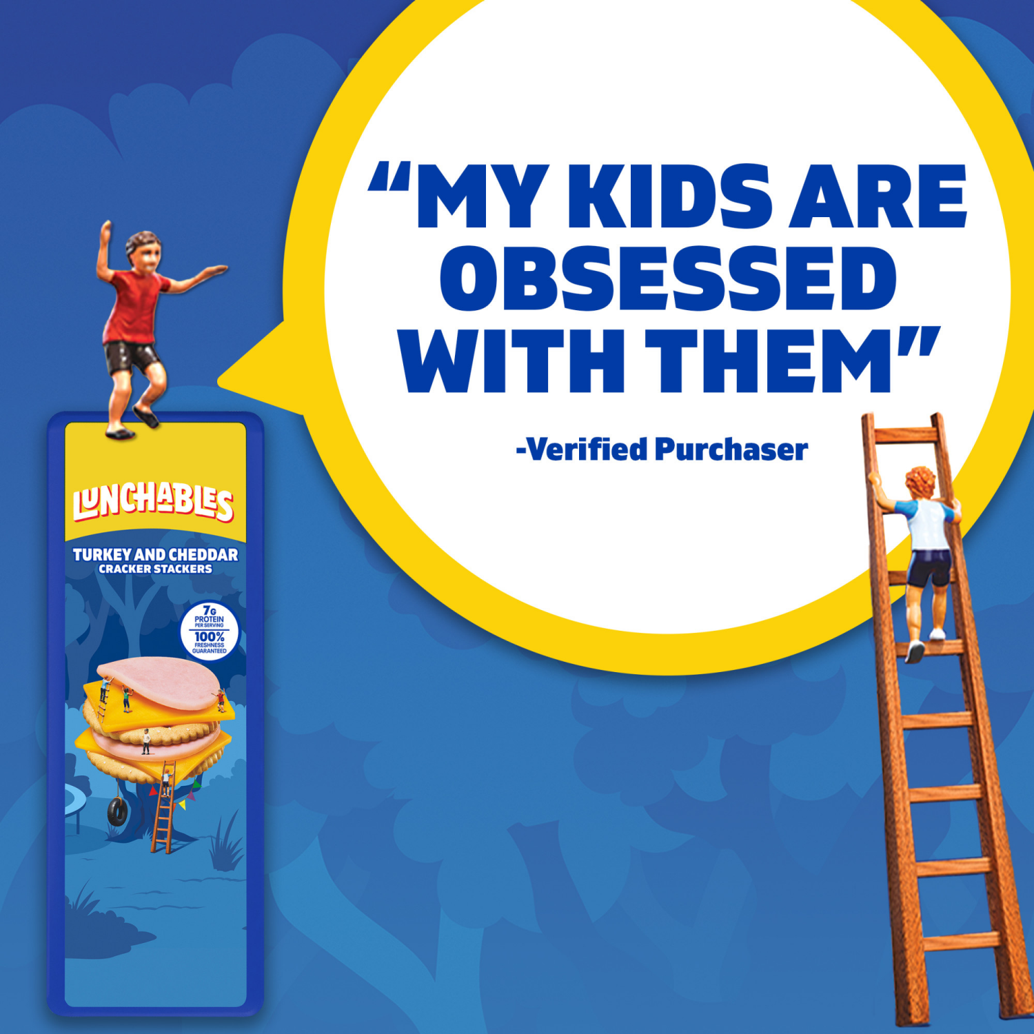 slide 4 of 8, Lunchables Turkey and Cheddar Cracker Stackers Value Pack Snack Kit, 1.9 oz Tray, 1.9 oz