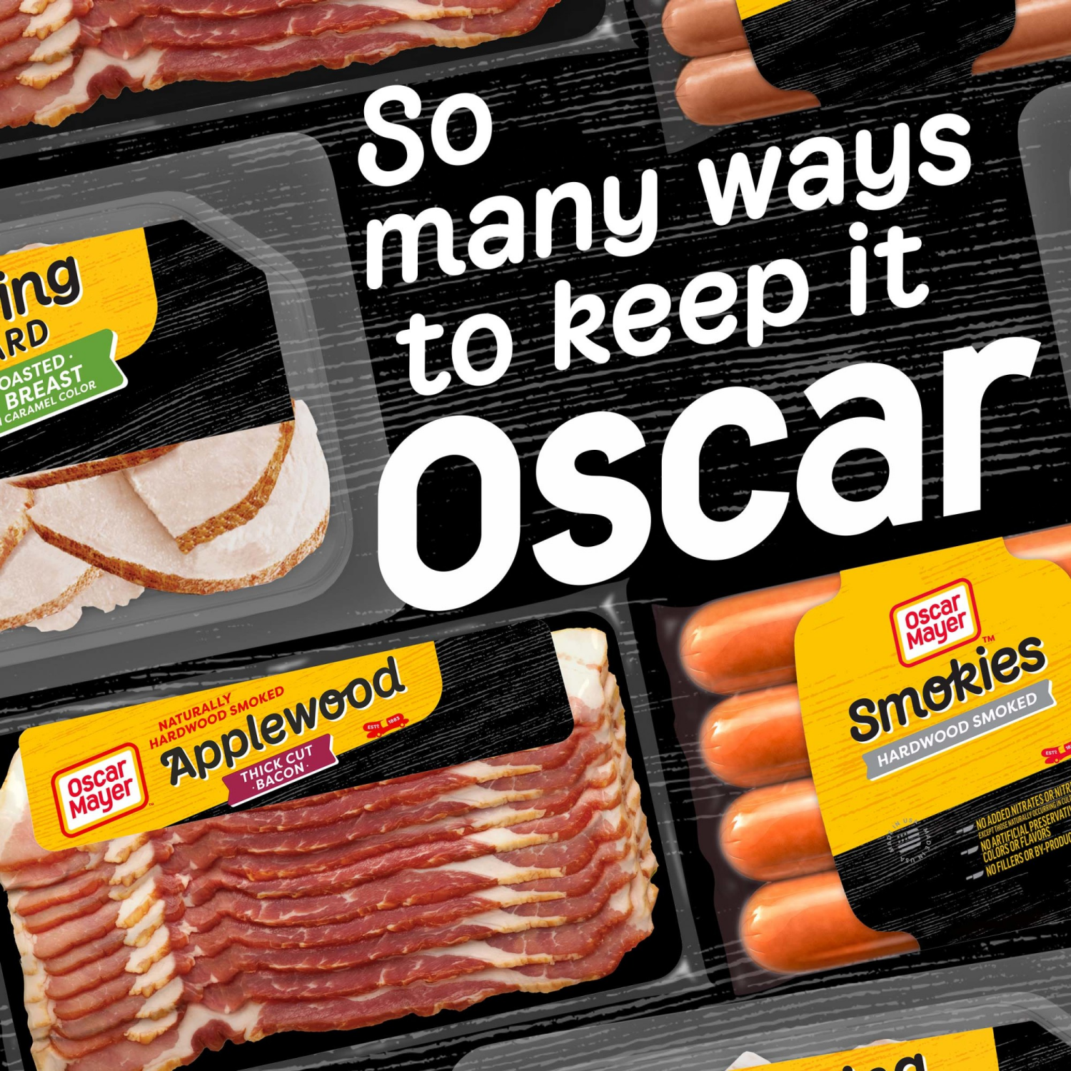 slide 2 of 8, Oscar Mayer Naturally Hardwood Smoked Thick Cut Applewood Bacon, 16 oz Pack, 16 oz