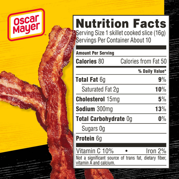 slide 20 of 29, Oscar Mayer Naturally Hardwood Smoked Thick Cut Applewood Bacon, 16 oz Pack, 16 oz