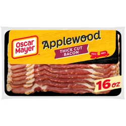 Oscar Mayer Naturally Hardwood Smoked Thick Cut Applewood Bacon, 16 oz Pack