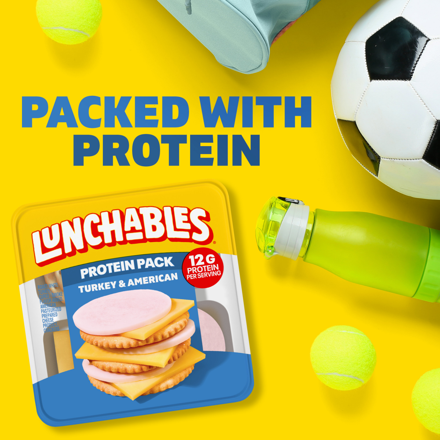 slide 8 of 8, Lunchables Turkey and American Cracker Stackers Snack Kit, 3.2 oz Pack, 3.2 oz