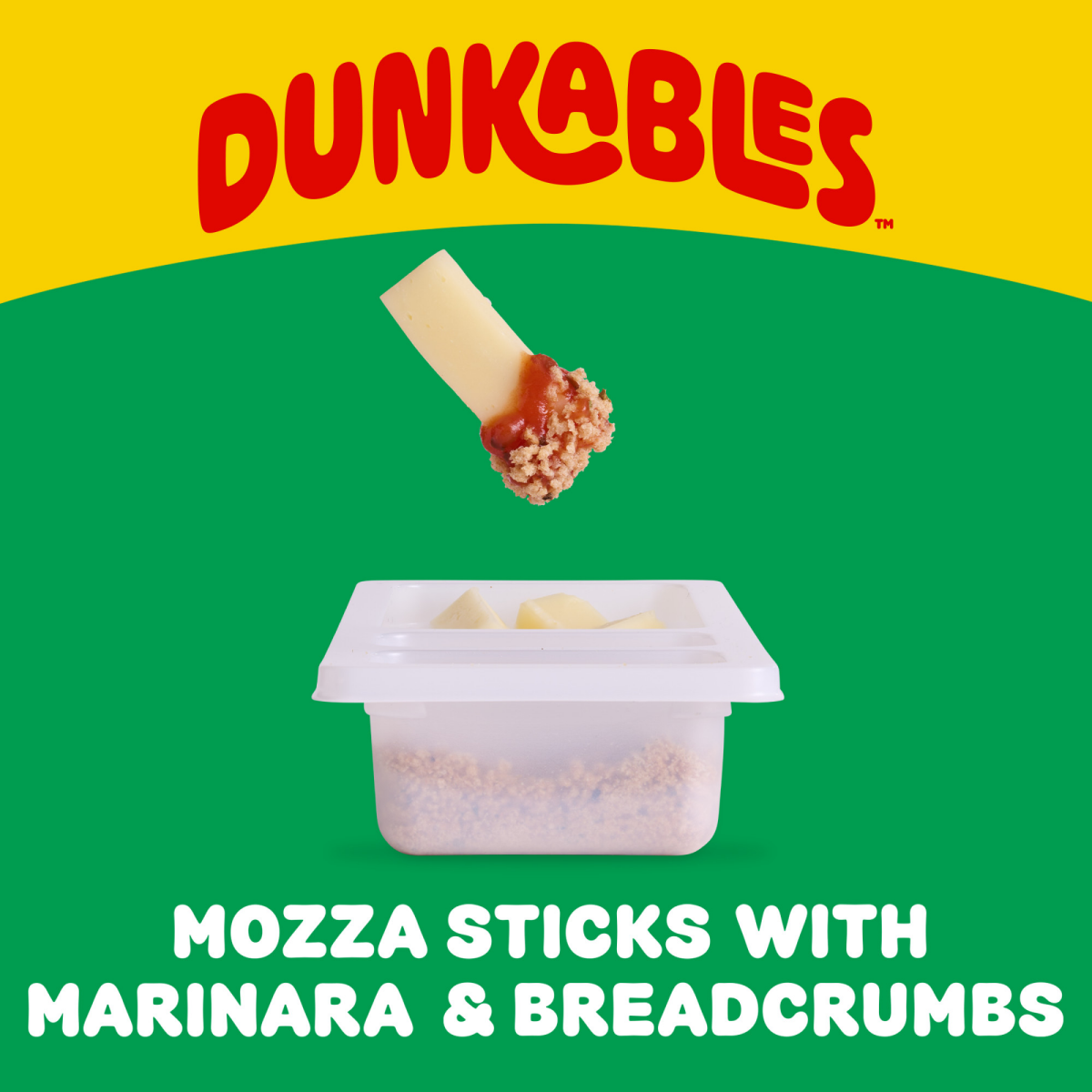 slide 8 of 8, Lunchables Dunkables Mozza Sticks with Marinara & Breadcrumbs, 2.1 oz Tray, 2.10 oz