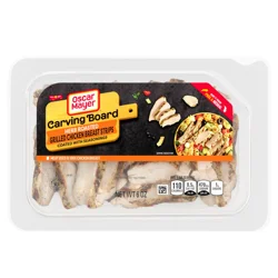Oscar Mayer Carving Board Herb Roasted Grilled Chicken Breast Strips, 6 oz Pack