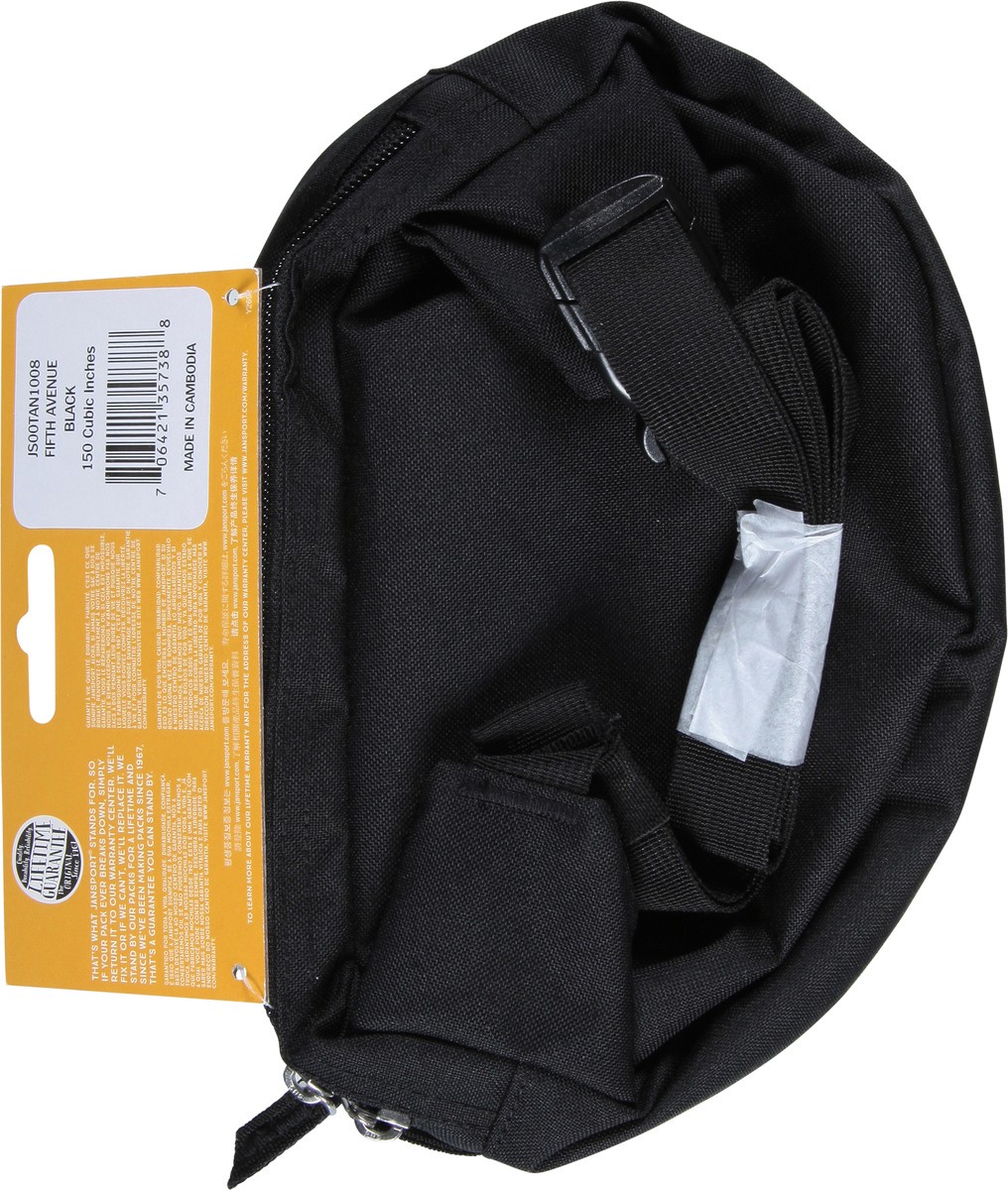 slide 4 of 11, JanSport 150 Cubic Inches Black Fifth Avenue Waist Pack 1 ea, 1 ct