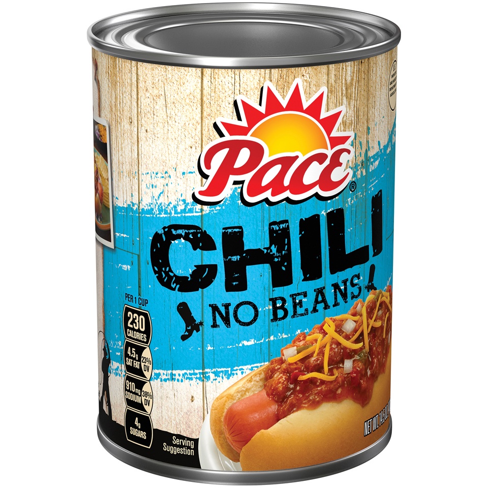 slide 1 of 1, Pace Chili No Beans, 14.5 oz