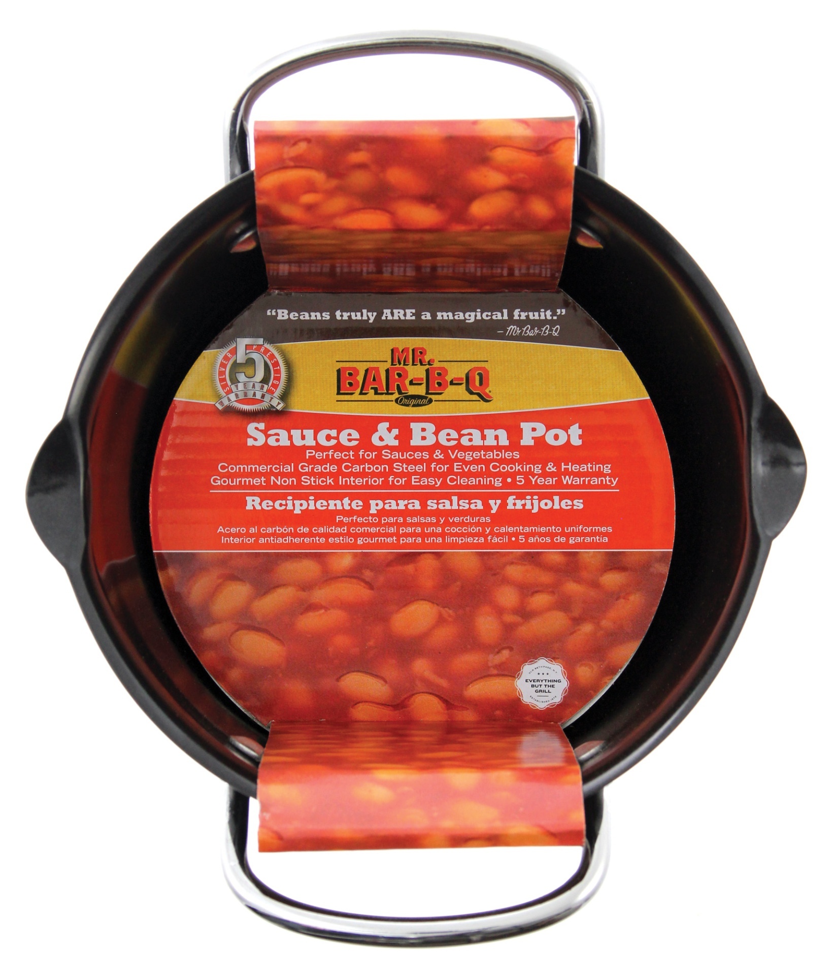 slide 1 of 1, Mr. Bar-B-Q Sauce & Bean Pot, 1 ct