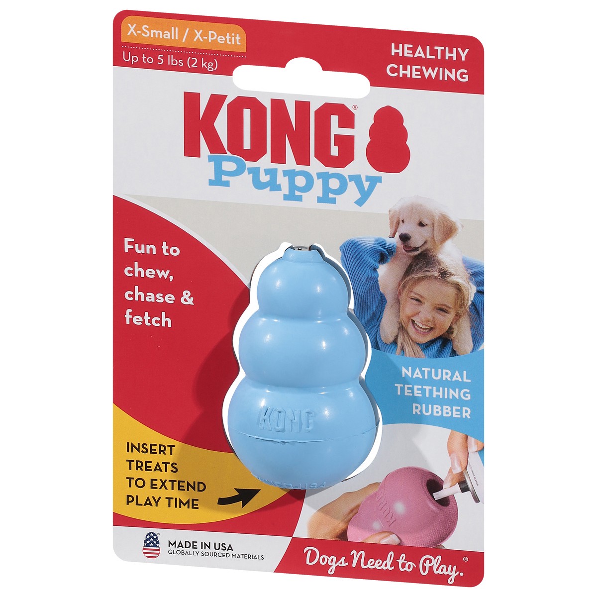 slide 3 of 9, KONG Puppy Dog Toy 1 ea, 1 ct