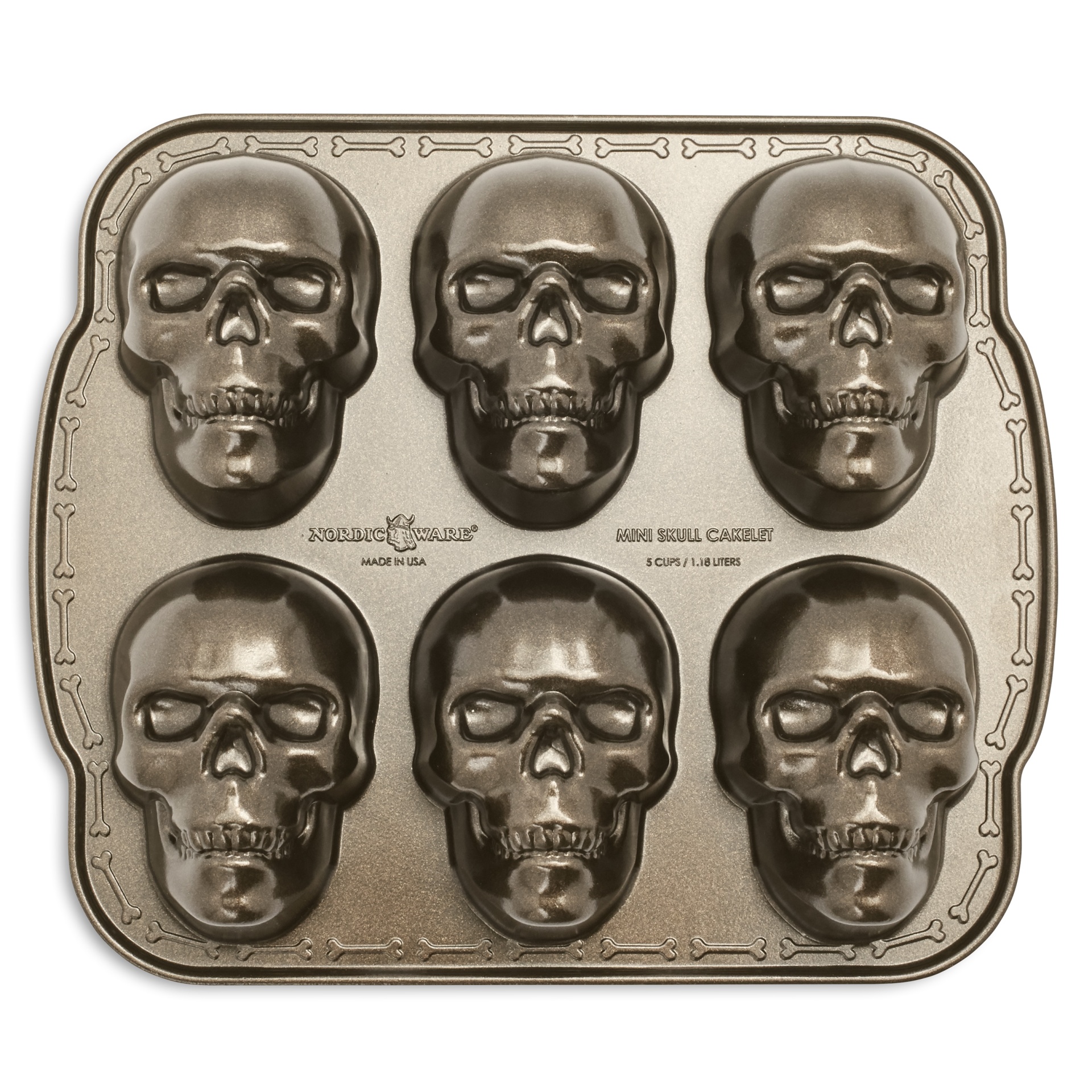 slide 1 of 1, Nordic Ware Skull Pan, 1 ct