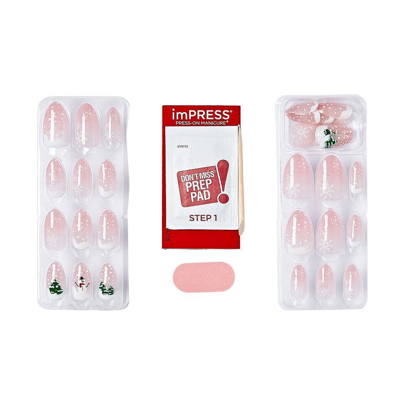 slide 4 of 8, KISS Products imPRESS Fake Nails - Wishlist - 33ct, 1 ct