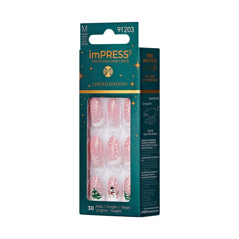 slide 2 of 8, KISS Products imPRESS Fake Nails - Wishlist - 33ct, 1 ct