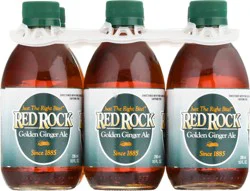 Red Rock Golden Ginger Ale 6 Bottles - 6 ct