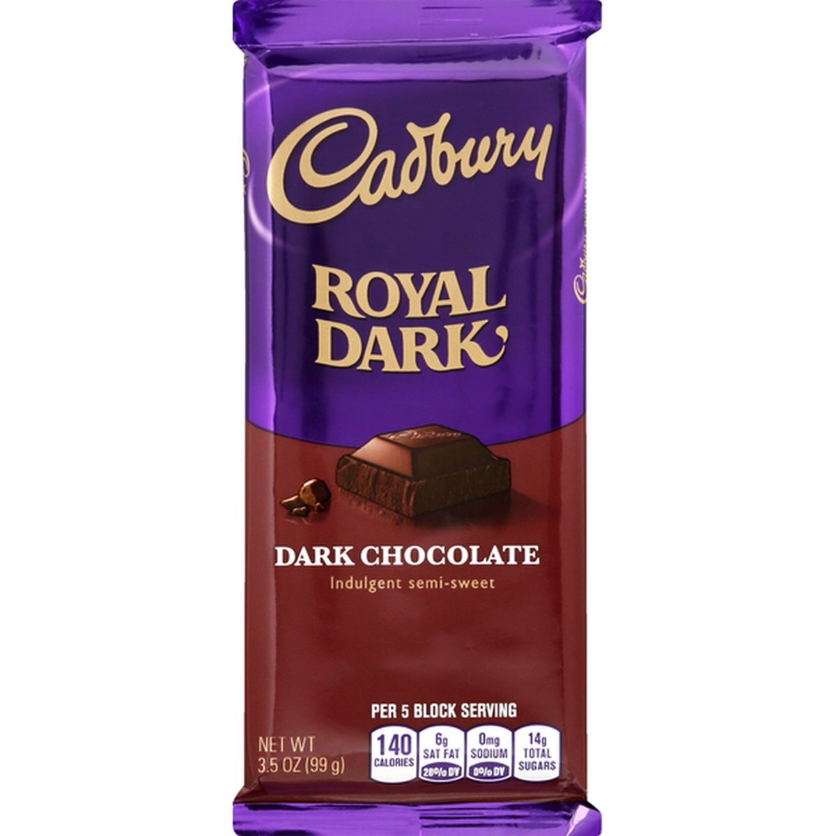 slide 1 of 1, Cadbury Dark Chocolate, Royal Dark, 3.5 oz