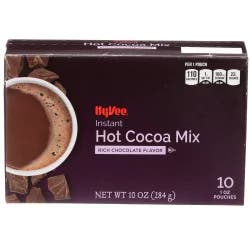 Hy-vee Rich Chocolate Flavor Instant Hot Cocoa Mix - 10 ct; 1 oz
