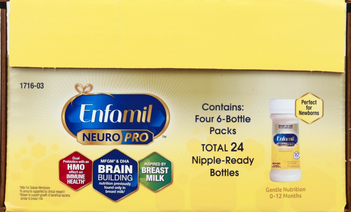 slide 2 of 8, Enfamil NeuroPro Milk-Based with Iron 0-12 Months Infant Formula 4 ea, 4 ct