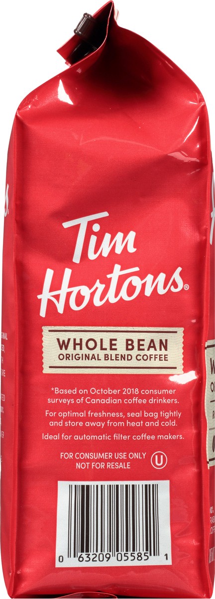 slide 12 of 13, Tim Hortons Original Blend Medium Roast Whole Bean Coffee 12 oz, 12 oz