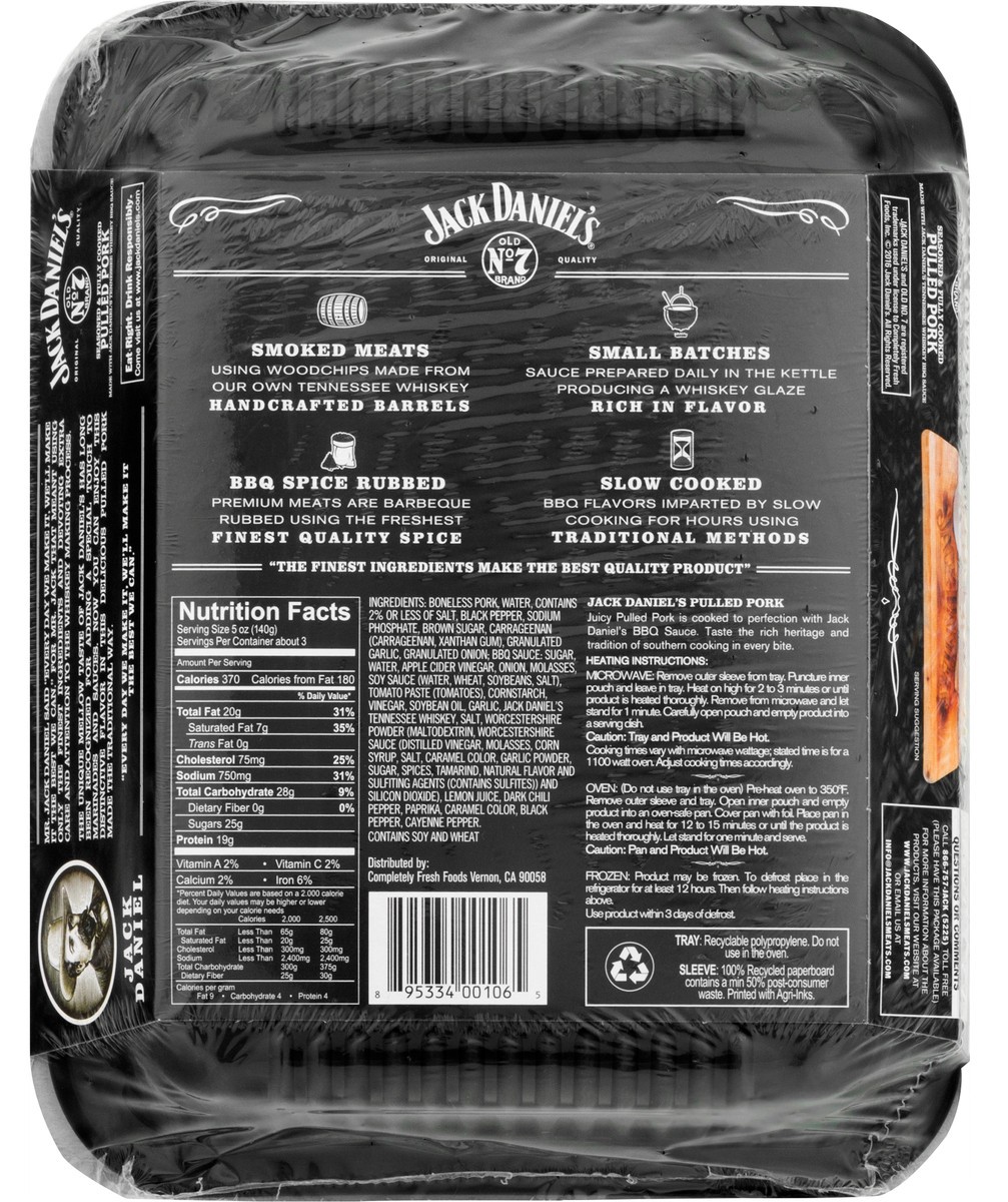 slide 5 of 9, Jack Daniel's Jack Daniels Pulled Pork, 16 oz