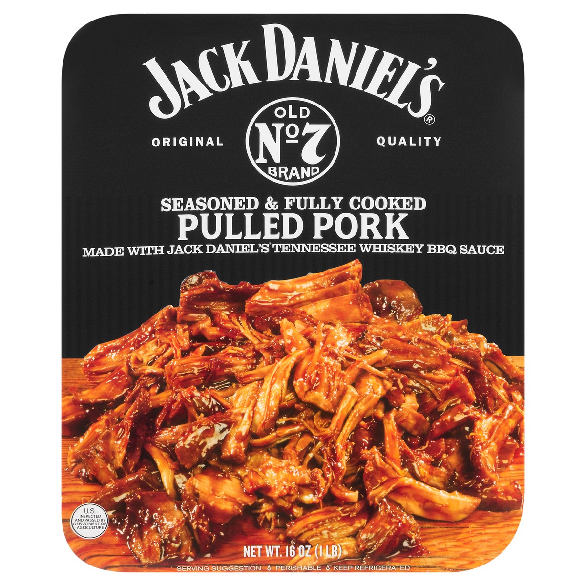 slide 1 of 9, Jack Daniel's Jack Daniels Pulled Pork, 16 oz