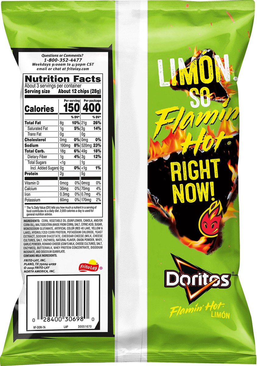 slide 5 of 7, Doritos Tortilla Chips, 2.75 oz