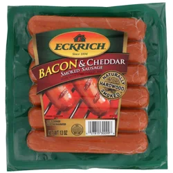 Eckrich Bacon & Cheddar Smoked Sausage Links, 13 oz
