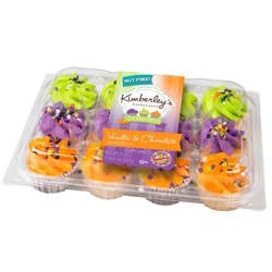 Kimberley's Bakeshoppe Vanilla & Chocolate Halloween Cupcakes