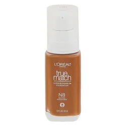 L''Oreal True Match Neutral Medium Deep N8 Super-Blendable Foundation 1.0 fl oz