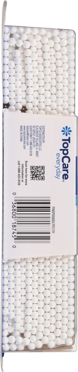 slide 3 of 9, TopCare Everyday Paper Sticks Double-Tipped Cotton Swabs 375 ea, 375 ct