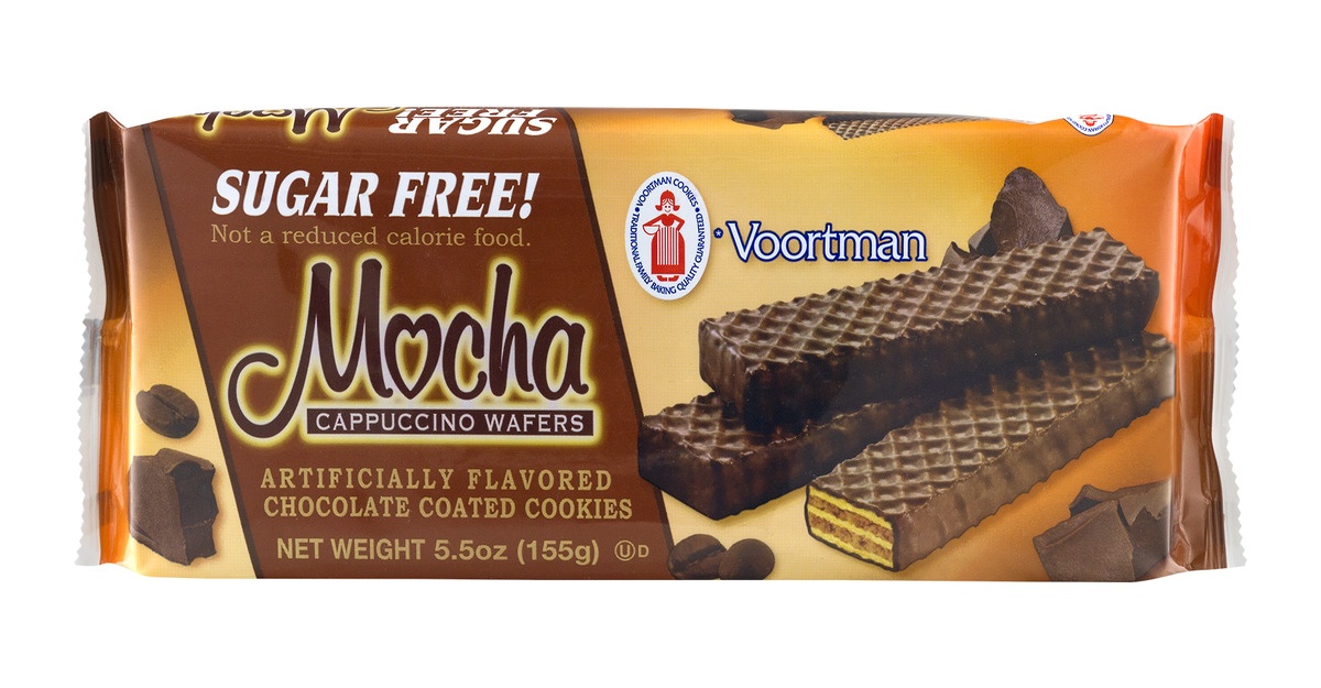 slide 1 of 1, Voortman Bakery Mocha Cappuccino Wafers Sugar Free, 5.5 oz