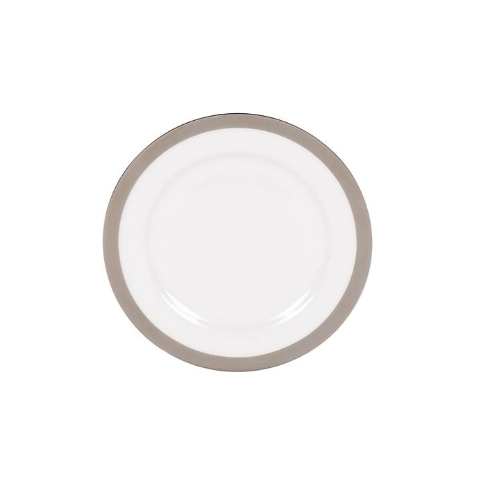 slide 1 of 1, Nevaeh White by Fitz and Floyd Grand Rim Platinum Appetizer Plate, 1 ct