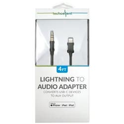 Techcellent 4ft lightning to AUX Cable, Black