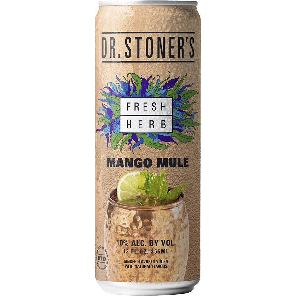 slide 1 of 1, Dr. Stoner's Vodka Mango Mule, 4 ct; 12 oz
