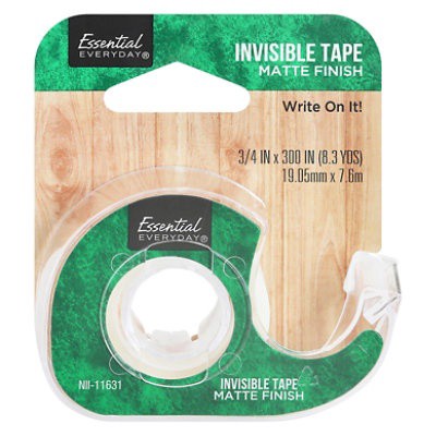 slide 1 of 7, Essential Everyday Tape Invsbl.75X300, 1 ct