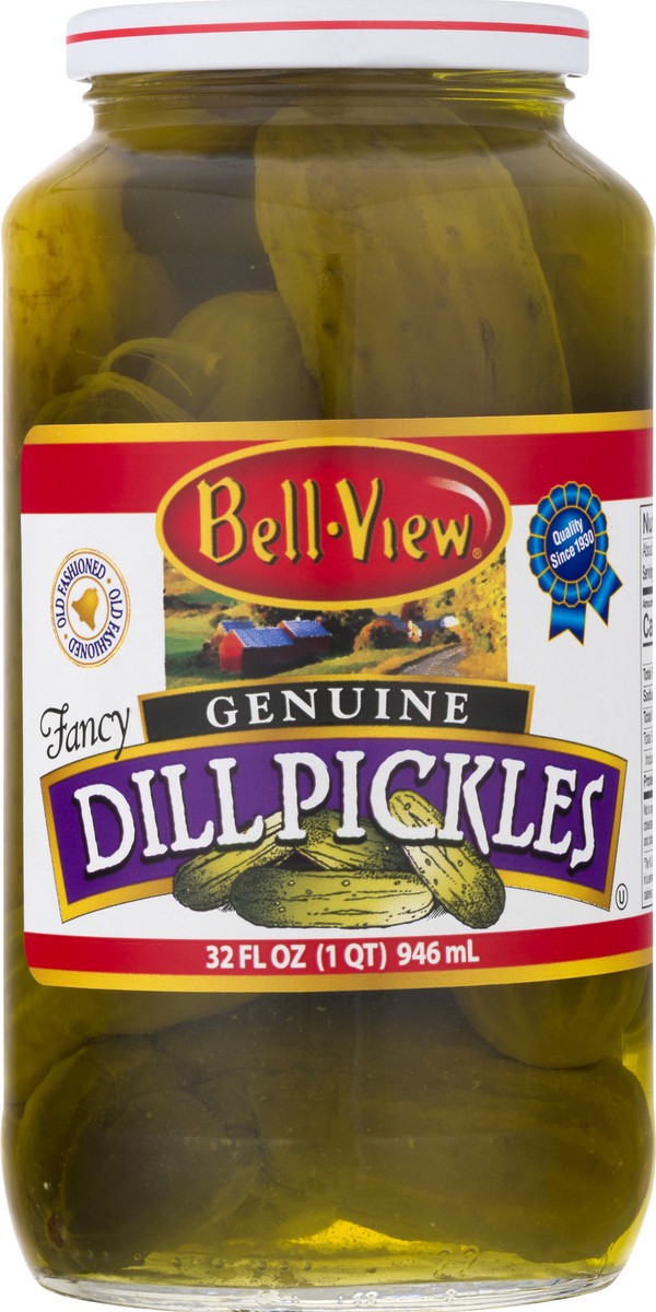 slide 5 of 11, Bell-View Fancy Genuine Dill Pickles 32.0 oz, 32 oz