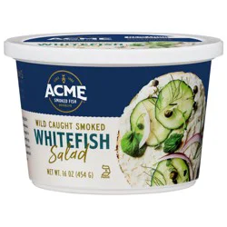 Acme Wild Caught Smoked Whitefish Salad 16 oz