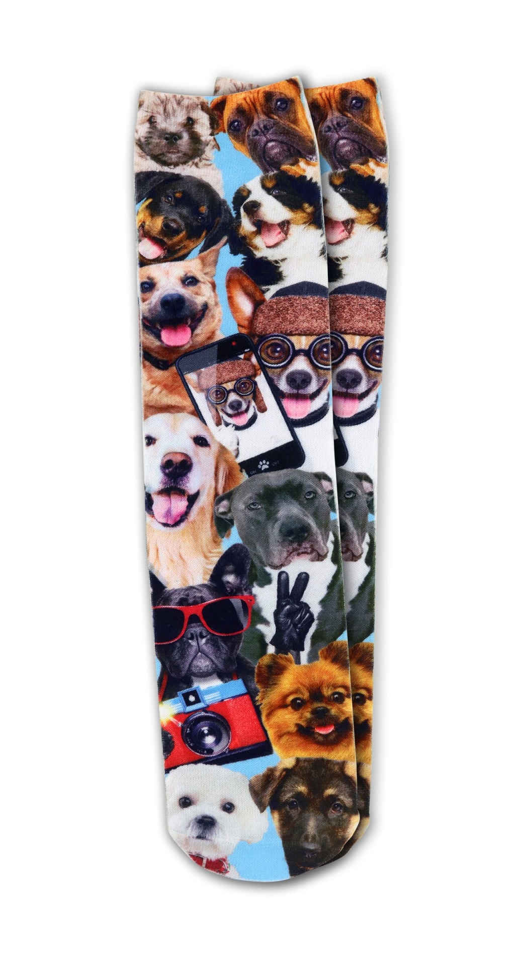 slide 1 of 1, Two Left Feet Feelin Pawsome Small Feet Socks, 1 pair