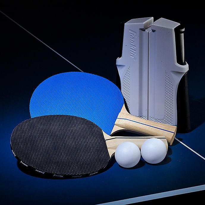 slide 3 of 7, Franklin Anywhere Table Tennis Set - White/Multi, 6 ct