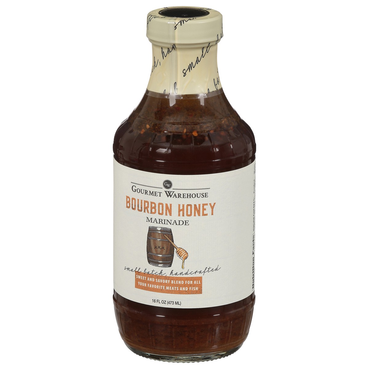 slide 9 of 9, Gourmet Warehouse Bourbon Honey Marinade 16 fl oz, 16 oz